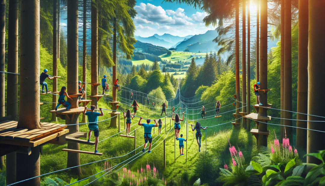 Top 10 family activities in Vaud for an unforgettable weekend! 8 Forest adventure course in the Canton of Vaud