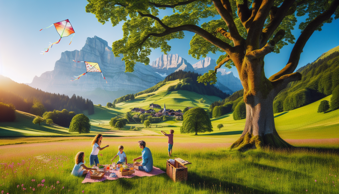 Your Ultimate Guide to Choosing the Best Summer Camp Vaud 2024 8 Family on a nature trip during the summer holidays in Vaud