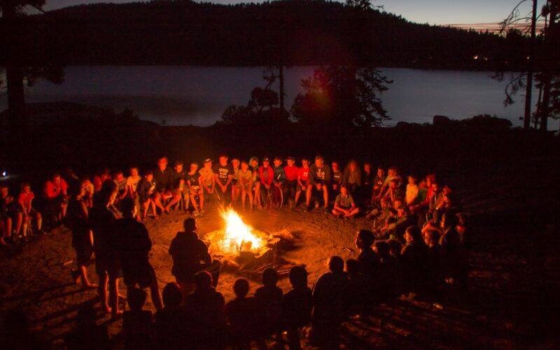 Gold Arrow Camp Campfire