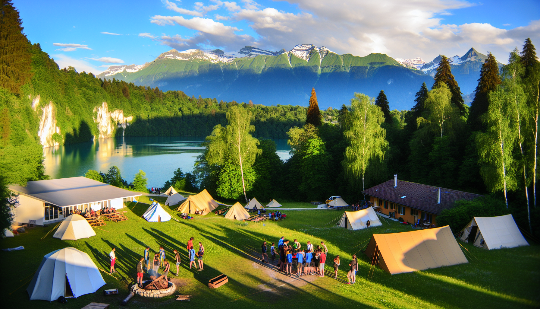 Stunning location of European summer camps