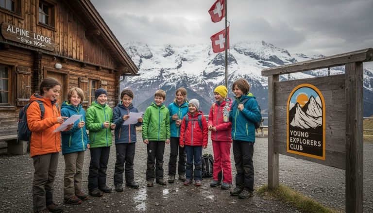 How to Prepare for Camp in Switzerland for Kids 4 Kids preparing at Swiss camp with mountains