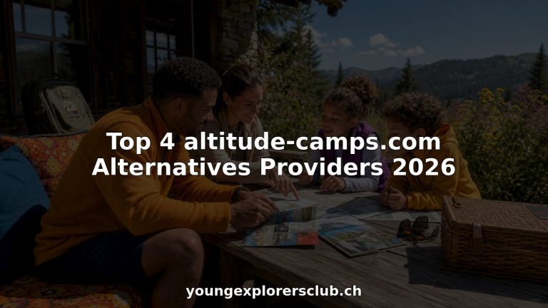 Top 4 altitude-camps.com Alternatives Providers 2026 10 Family reviewing summer camp options outdoors
